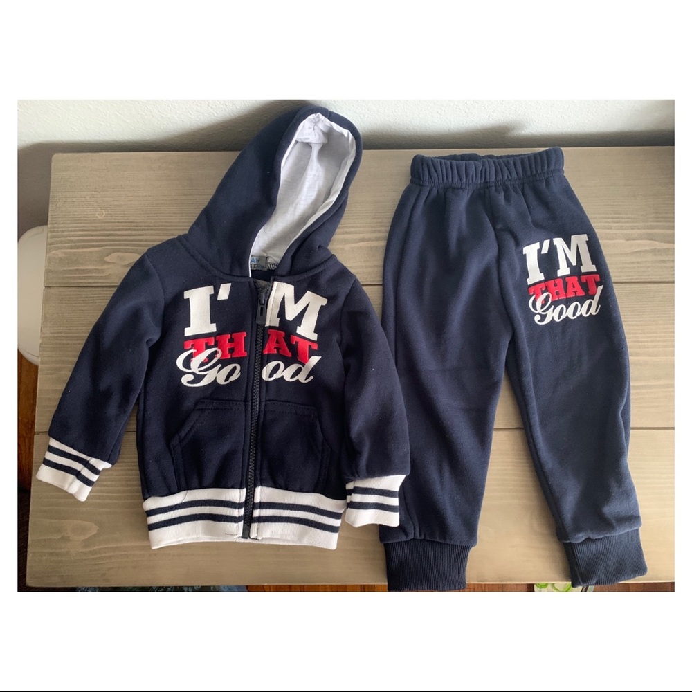 Urban edge NWT “I’m that good” jogger set sz 12m